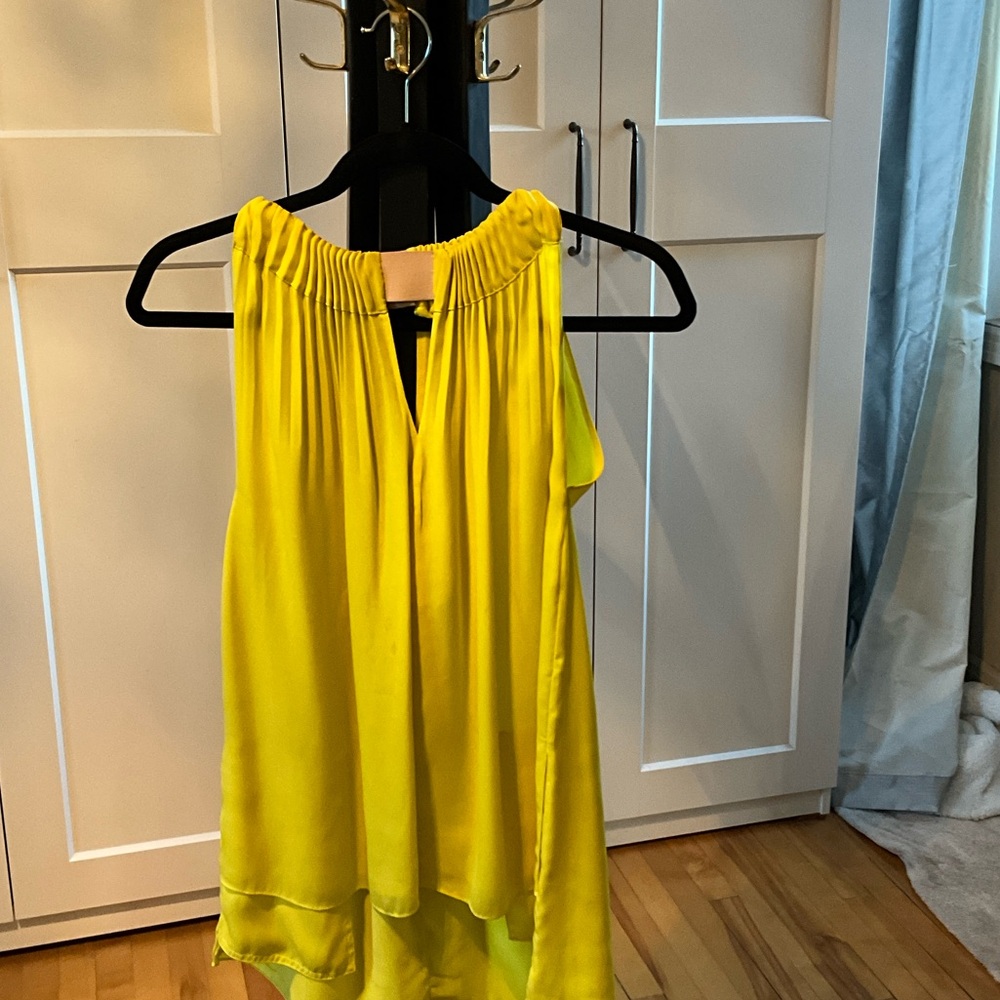 Diane Von Furstenberg Yellow Blouse